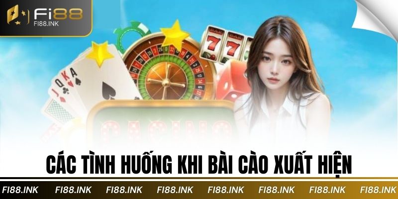 Các tình huống khi bài cào xuất hiện