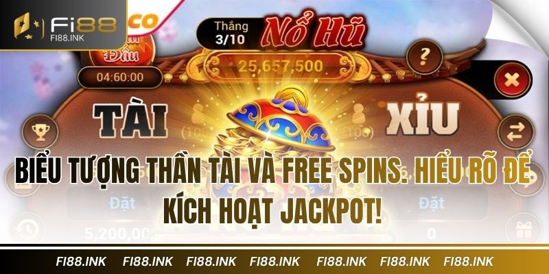 Biểu tượng Thần Tài và Free Spins. Hiểu rõ để kích hoạt Jackpot!